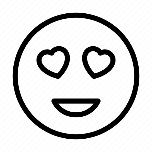 Emoji, emoticon, hearteyes, love, smiley icon - Download on Iconfinder