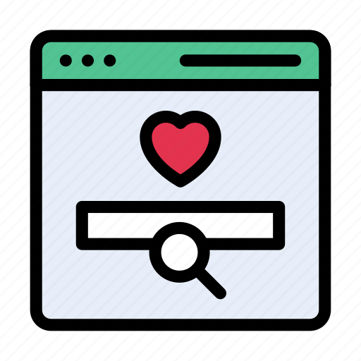 Browser, dating, internet, love, online icon - Download on Iconfinder