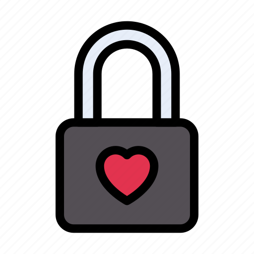 Heart, lock, love, marriage, valentine icon - Download on Iconfinder
