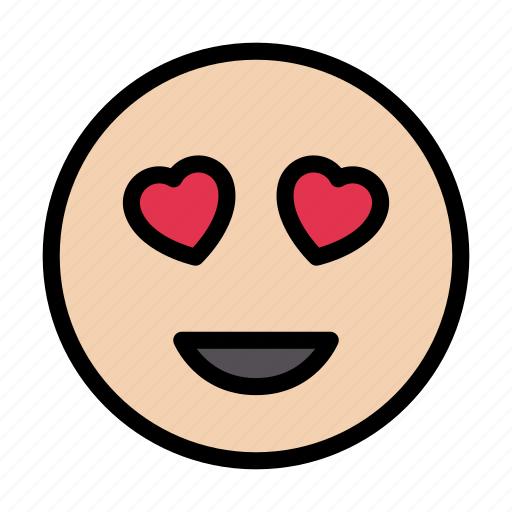 Emoji, emoticon, hearteyes, love, smiley icon - Download on Iconfinder