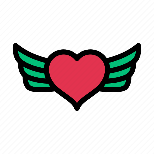 Fly, heart, love, romance, wedding icon - Download on Iconfinder