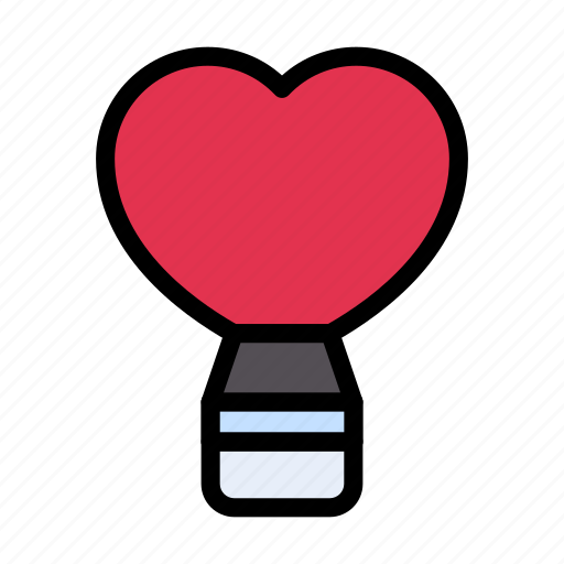Air, balloon, heart, love, valentine icon - Download on Iconfinder