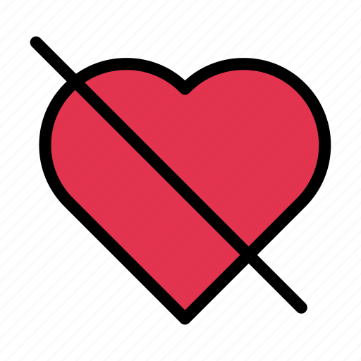 Emotional, heart, love, no, sad icon - Download on Iconfinder