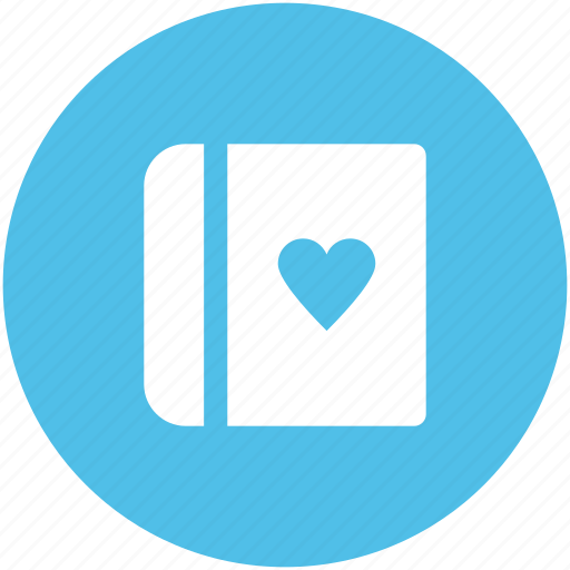 Diary, heart sign, love inspirations, memo, memories, romantic feelings, thoughts icon - Download on Iconfinder