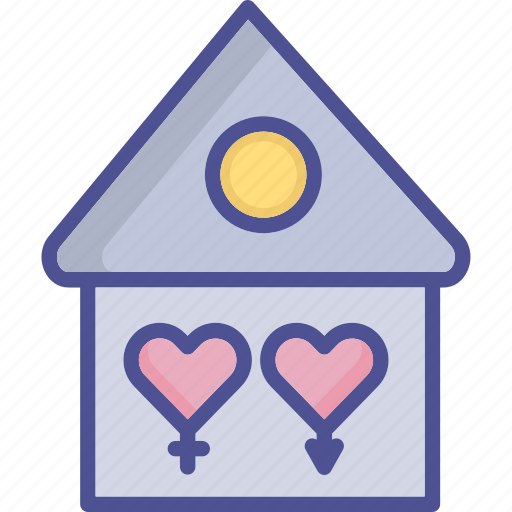 Sweet home, house with home, house, love icon - Download on Iconfinder