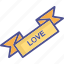 love coupon, coupon, offer, ribbon 