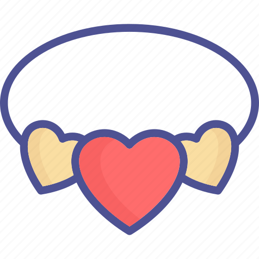 Heart necklace, heart, love, necklace, valentine icon - Download on Iconfinder