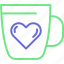 heart mug, heart on mug, love symbol, mug 