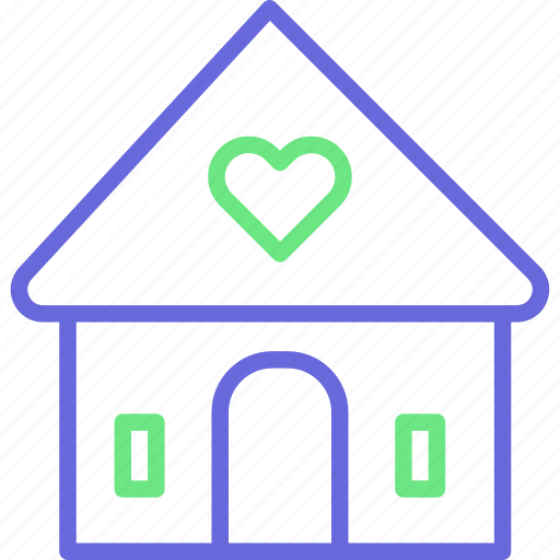 Sweet home, house with home, house, love icon - Download on Iconfinder