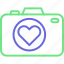 heart on camera, camera, wedding shoot camera, image 