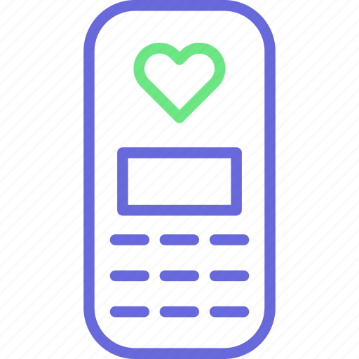 Heart walkie talkie, heart, love, love message icon - Download on Iconfinder