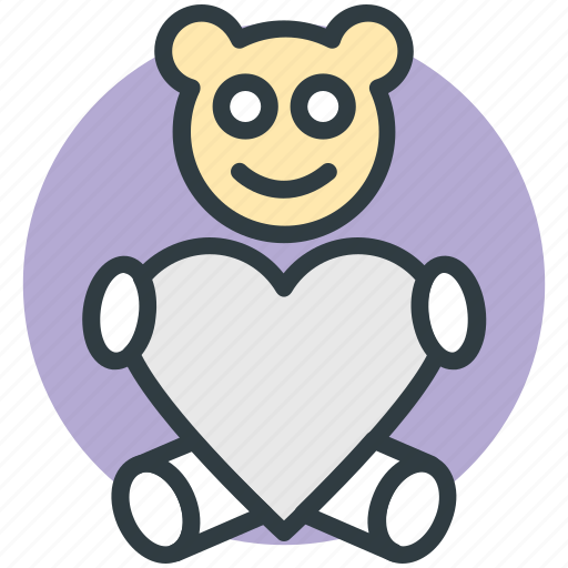Heart sign, love teddy, teddy, teddy bear, toy teddy icon - Download on Iconfinder