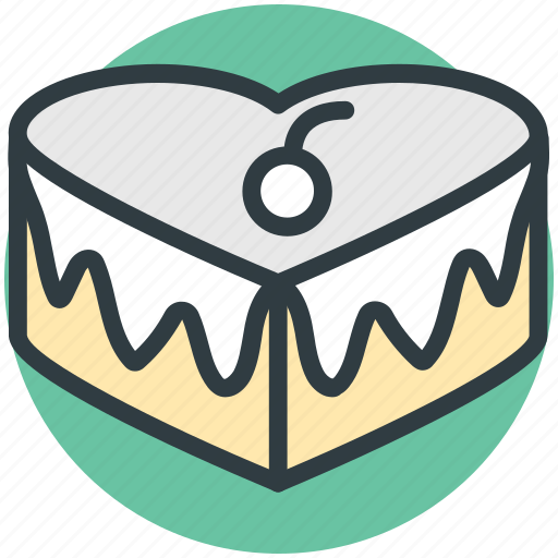 Cake, chocolate cake, heart shaped, valentine day, wedding cake icon - Download on Iconfinder