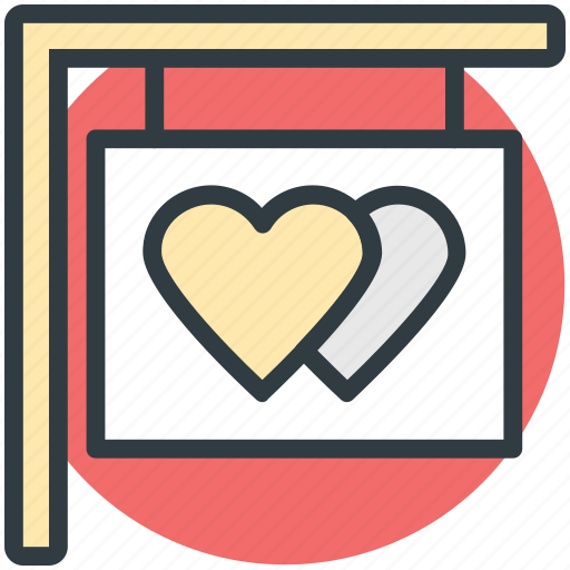 Heart signs, info, information, message, signboard icon - Download on Iconfinder