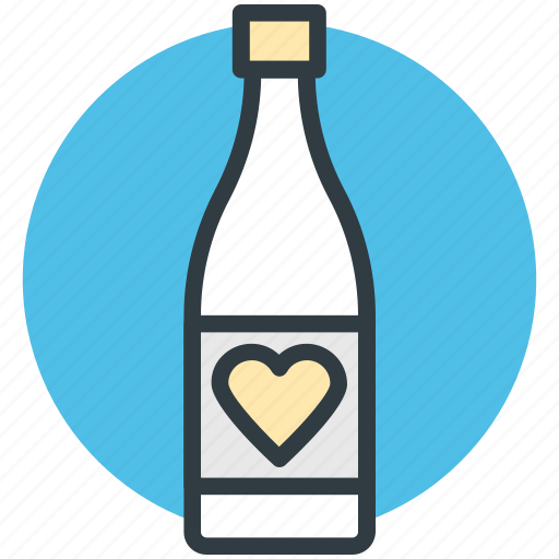 Alcohol, alcoholic beverage, alcoholic drink, beverage, heart sign icon - Download on Iconfinder