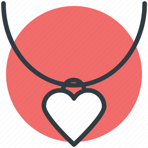 Fashion accessory, girlish, heart shape, jewelry, necklace icon - Download on Iconfinder