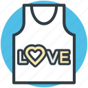 heart sign, love, romantic, shirt, valentine day