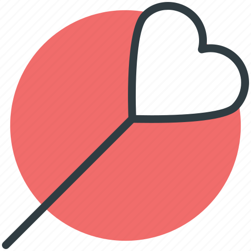 Confectionery, heart shaped, lollipop, sweet, sweet snack icon - Download on Iconfinder