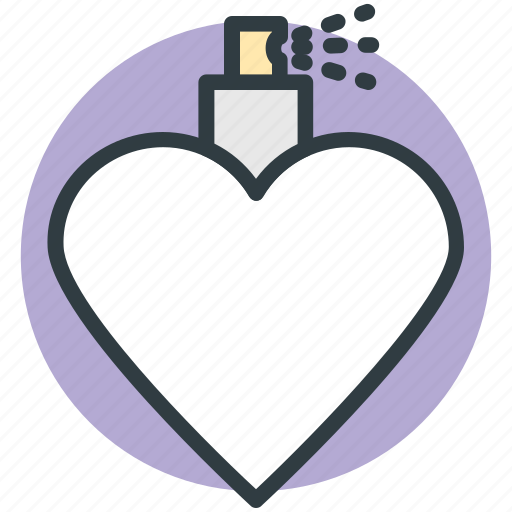 Fragrance, heart shaped, love perfume, perfume, scent icon - Download on Iconfinder