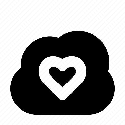 Cloud, heart, love, romance, valentine icon - Download on Iconfinder