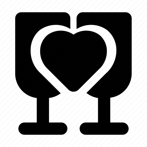 Glass, heart, love, romance, valentine icon - Download on Iconfinder