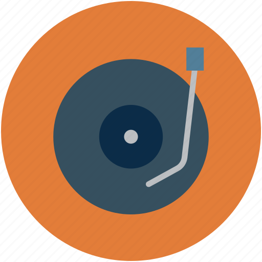 Musical player, playing record, record, record vinyl, retro, vinyl icon - Download on Iconfinder