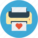 card printing, ecard, fax, print, printer, printing, valentine card