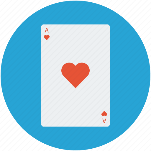 Ace, ace card, heart poker card, hearts ace, playing card, poker card, poker heart icon - Download on Iconfinder