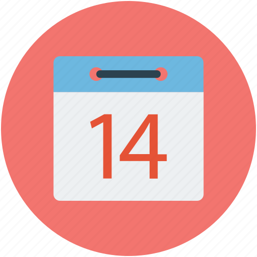 Calendar, date, day, february fourteen, fourteen february, saint valentine day, valentine day icon - Download on Iconfinder