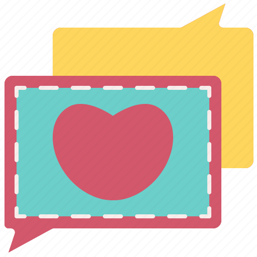 Message, heart, love, chat, ui, box, speech icon - Download on Iconfinder