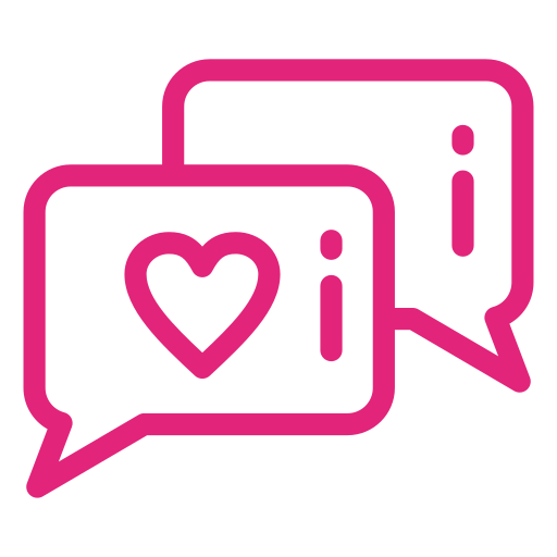 Chat, couplechat, love, valentine icon - Free download