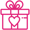 gift, love, present, valentine