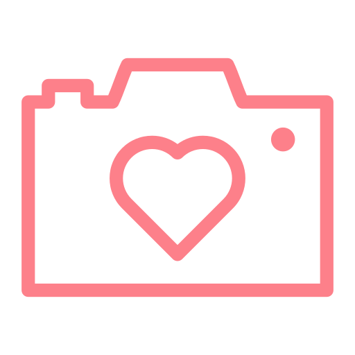 Camera, dating, heart, love, valentine, wedding icon - Free download