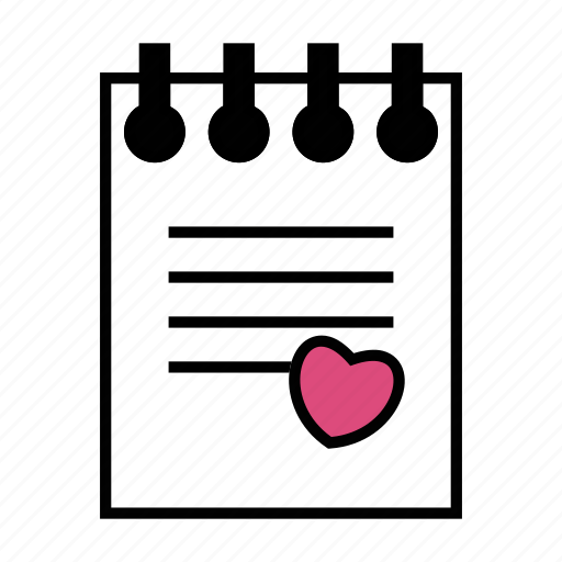 Letter, love, note, notebook, notepad icon - Download on Iconfinder