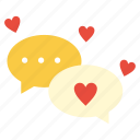 chat, love, messages