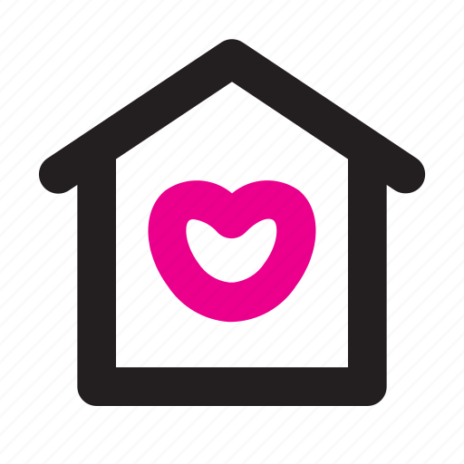 Beautiful, february, heart, home, love, romantic, valentines icon - Download on Iconfinder