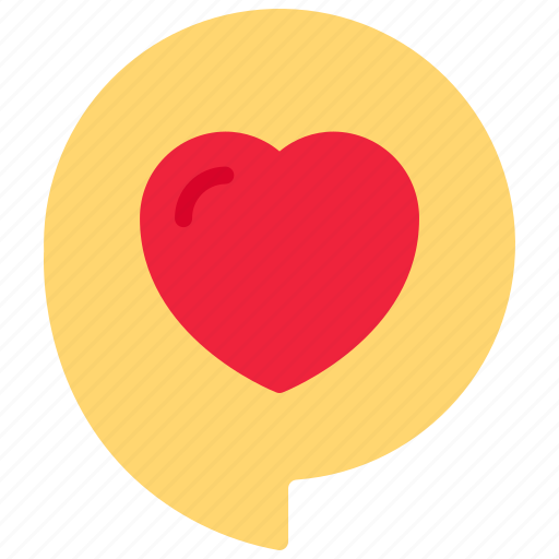Chat, love, message, speech bubble icon - Download on Iconfinder