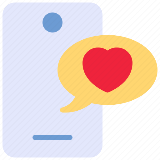 Heart, love, phone, smartphone icon - Download on Iconfinder