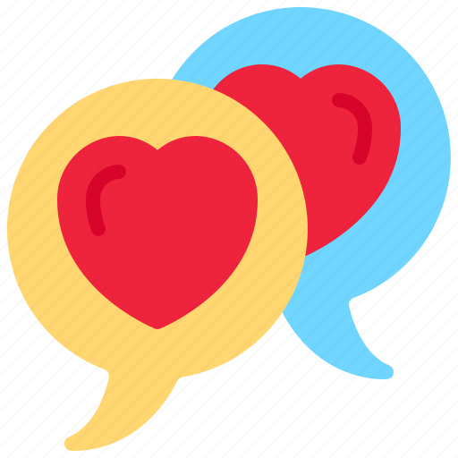 Chat box, heart, love, speech bubble icon - Download on Iconfinder