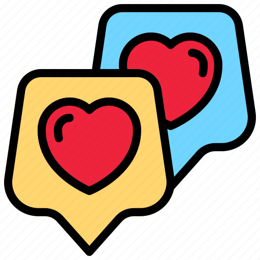 Communications, conversation, love, love messages icon - Download on Iconfinder