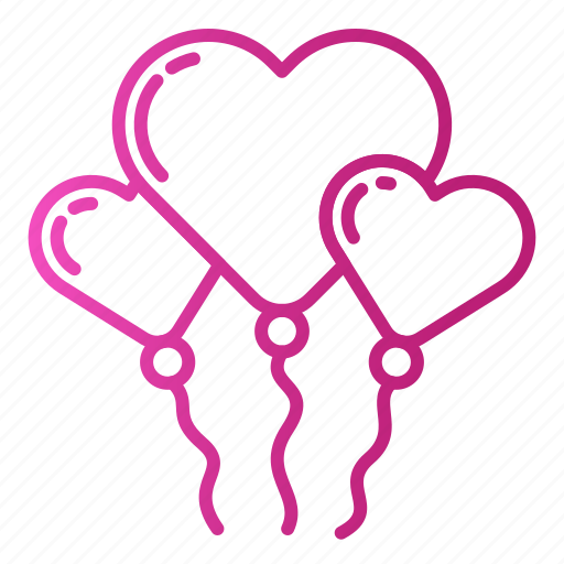 Balloons, love, valentine, wedding, romantic icon - Download on Iconfinder