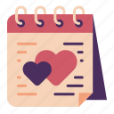 calendar, love, valentine, wedding, romantic