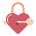 padlock, love, valentine, wedding, romantic