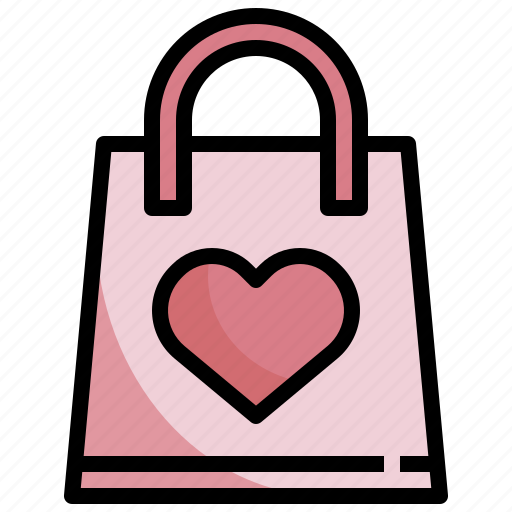 Shopping, bag, heart, commerce, lovez icon - Download on Iconfinder