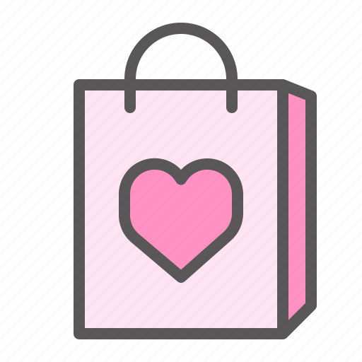 Bag, gift, love, present, romance, romantic, valentine icon - Download on Iconfinder