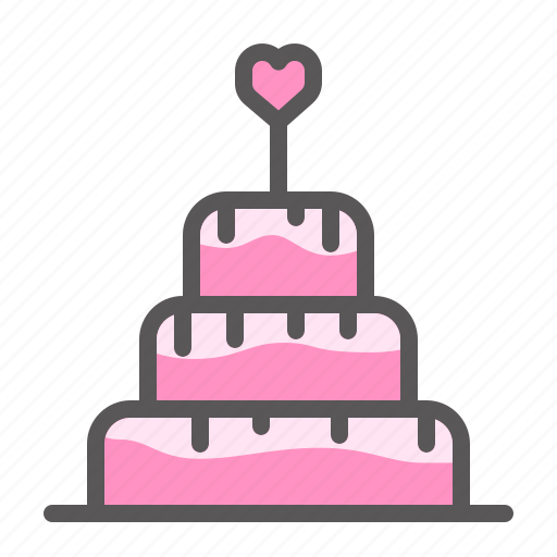 Anniversary, cake, celebration, love, romance, romantic, valentine icon - Download on Iconfinder