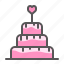 anniversary, cake, celebration, love, romance, romantic, valentine 