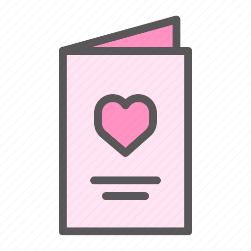 Card, heart, love, romance, romantic, valentine, valentines icon - Download on Iconfinder