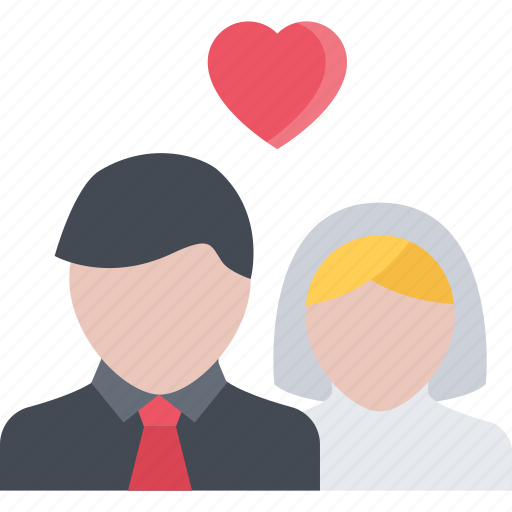 Couple, love, marriage, newlyweds, relationship, valentines day icon - Download on Iconfinder