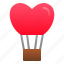 balloon, heart, hot, love, romance, valentine, wedding 